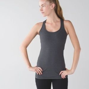Lululemon Cool Racerback Tank Stripe Sz. 2